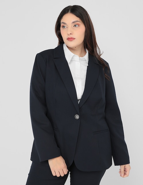 SACO LARGO CONTEM, 1X(38), AZUL MARINO