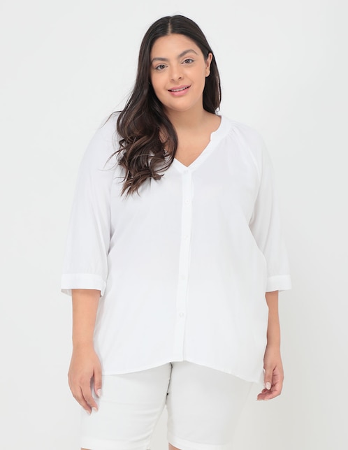 Blusa Weekend Plus manga 3/4 para mujer