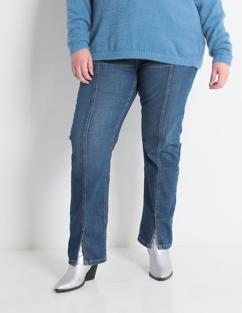 Jeans straight para mujer 1