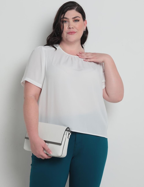 Blusa manga corta para mujer 1
