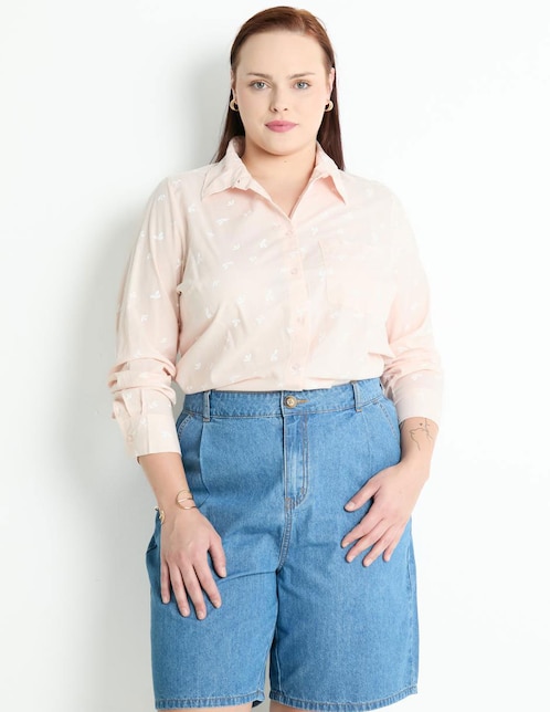 BLUSA WKMX25106-C01 W, 38, CUARZO ROSA