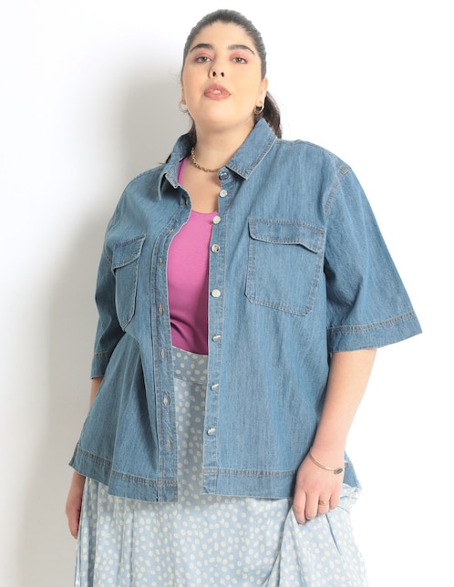 Blusa manga 3/4 para mujer
