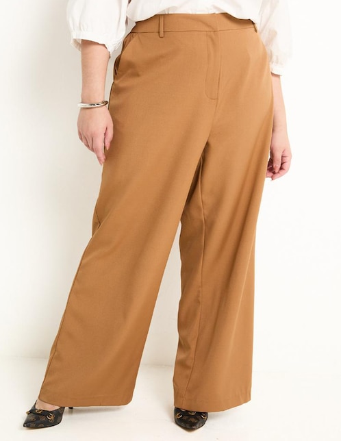 PANTALON CONTEMPO PLUS, 42, CAMELLO COM