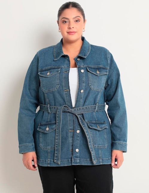 Chamarra de mezclilla para mujer 1