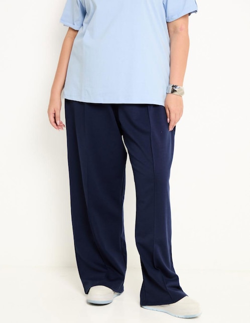Pants amplio con elástico para mujer 1