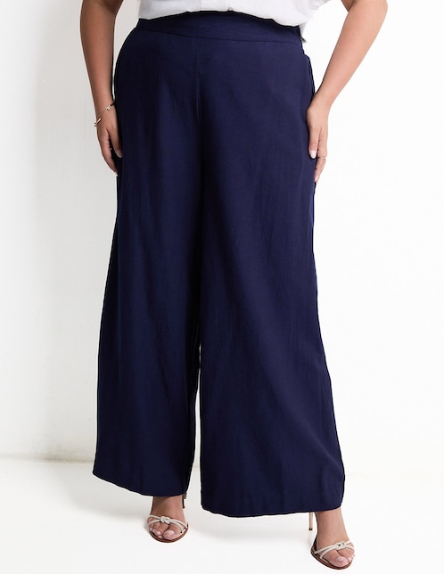 Pantalón de vestir amplio para mujer 1