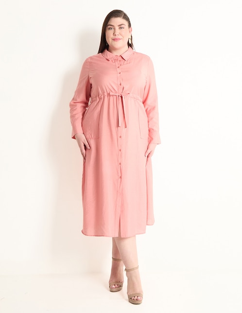 Vestido midi casual Weekend Plus para mujer