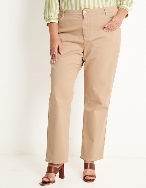 PANTALON 5 BOLSAS WEE, 42, KHAKI CLARO