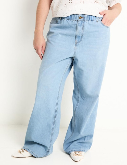 Jeans wide leg para mujer 1