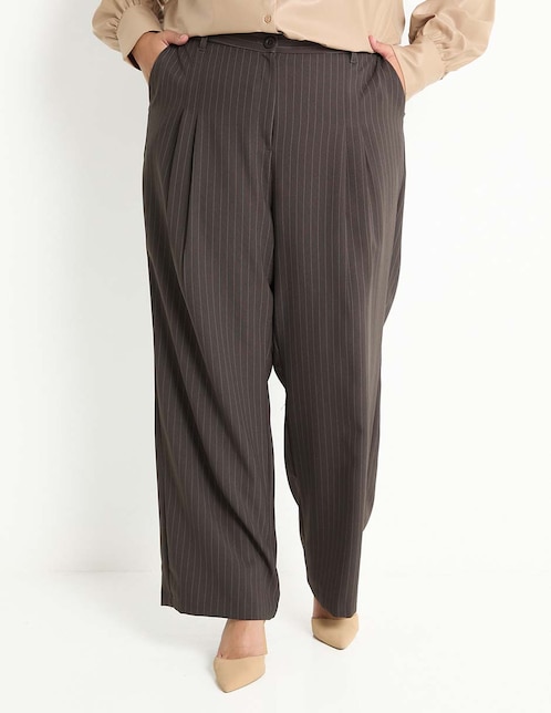 Pantalón relaxed amplio para mujer 1