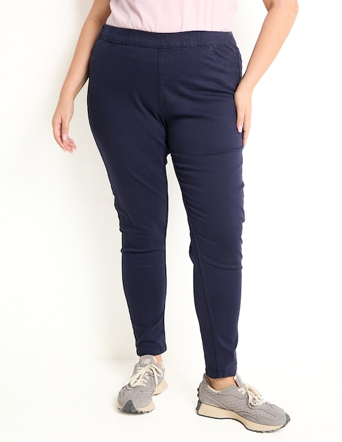 JEGGING WEEKEND PLUS, 38, AZUL MARINO W