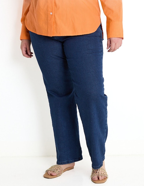 Jeans straight Weekend Plus para mujer