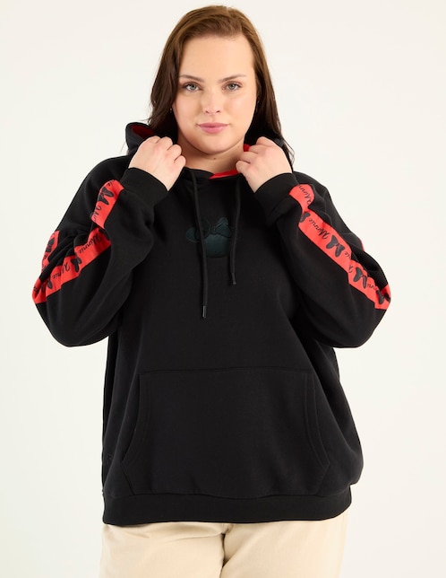 Sudadera con capucha y bolsa Minnie para mujer 1
