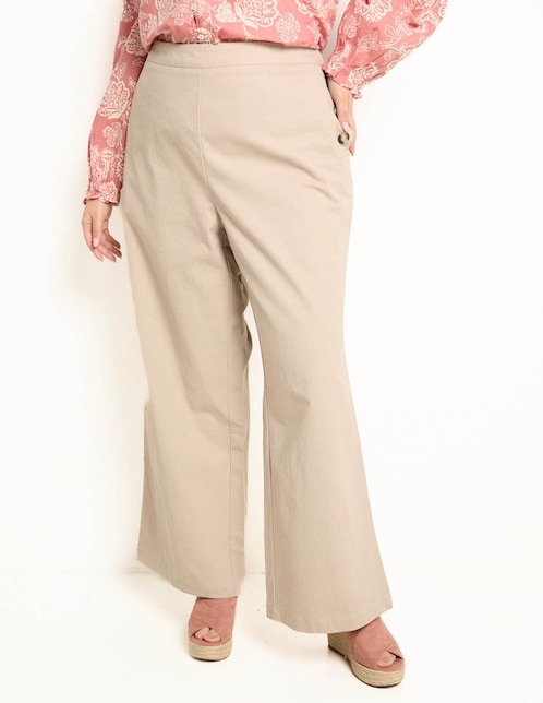 Pantalón acampanado para mujer 1