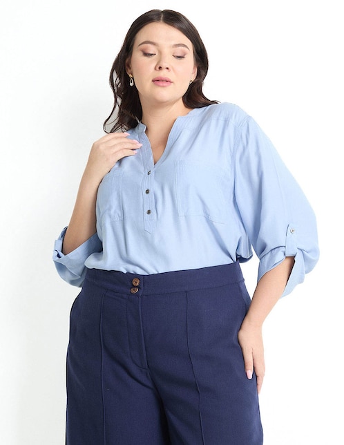 Blusa manga 3/4 para mujer