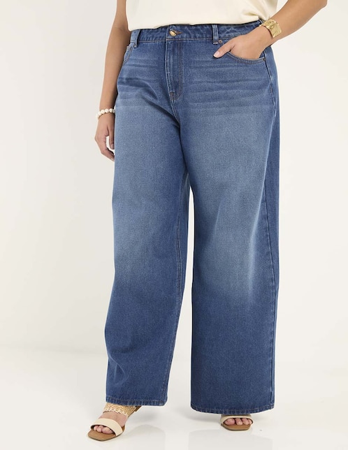 Jeans amplio para mujer 1