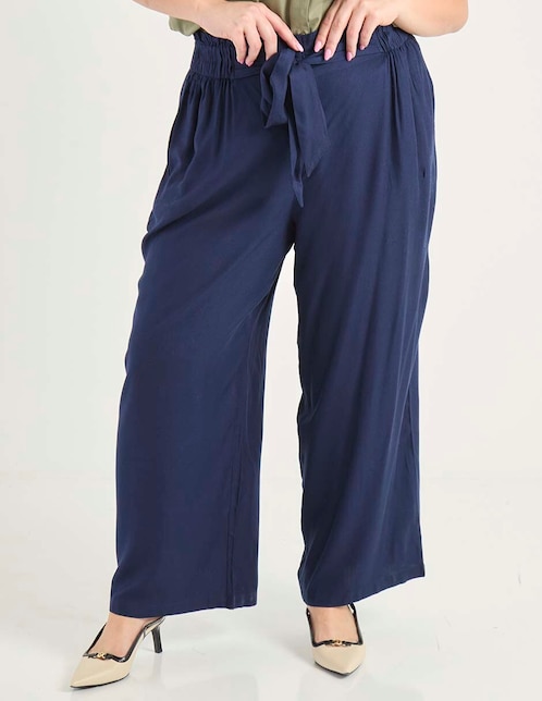PANTALON WEEKEND PLUS, 38, AZUL MARINO