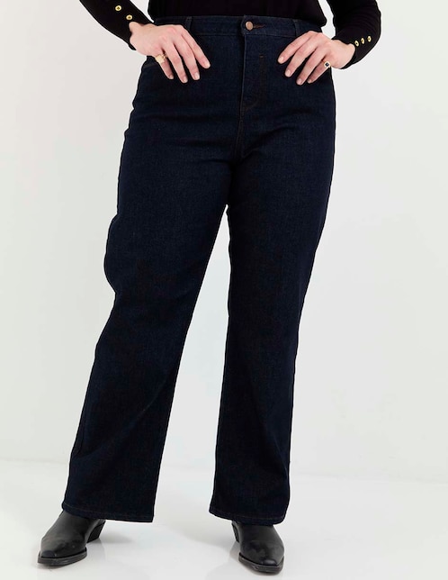 Jeans straight para mujer 1