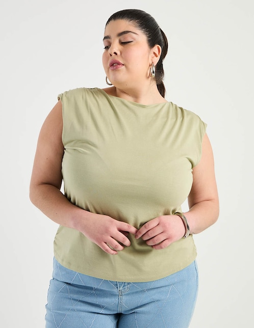 Blusa manga corta para mujer 1