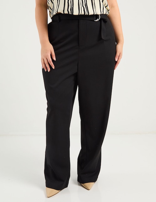 Pantalón relaxed amplio para mujer 1
