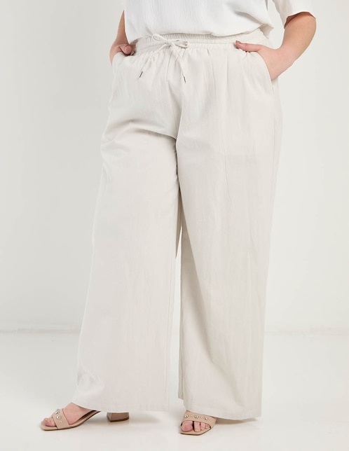 Pantalón relaxed amplio para mujer 1