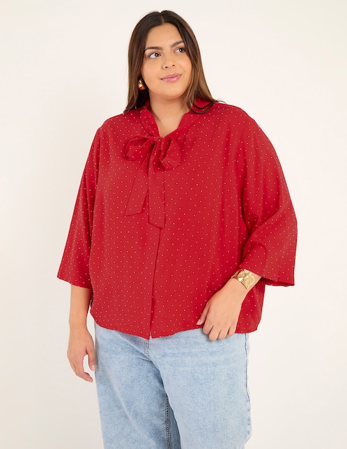 Blusa manga 3/4 para mujer 1