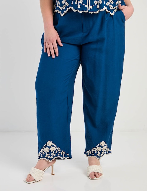 Pantalón relaxed Weekend Plus amplio para mujer