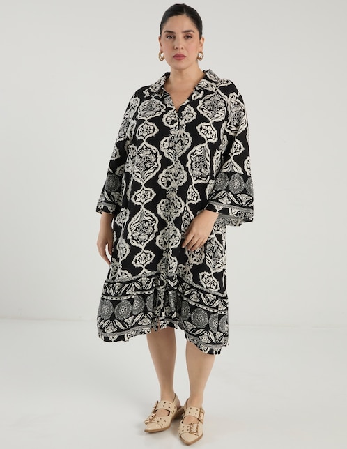 Vestido midi casual para mujer 1