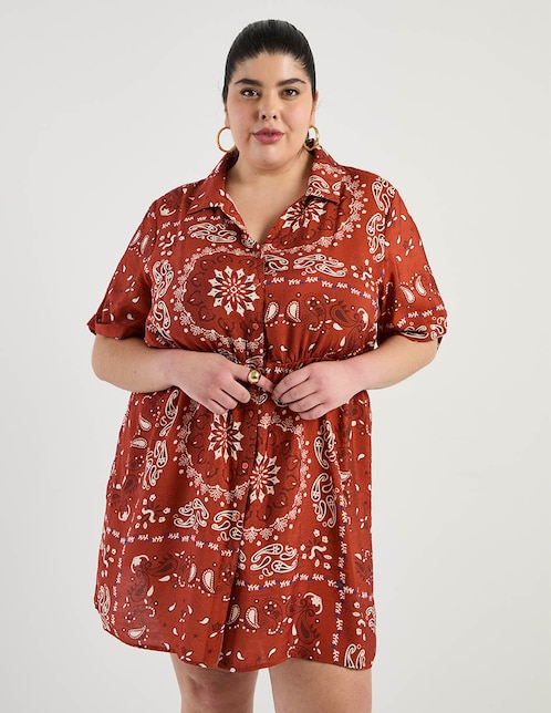 Vestido corto casual Weekend Plus para mujer