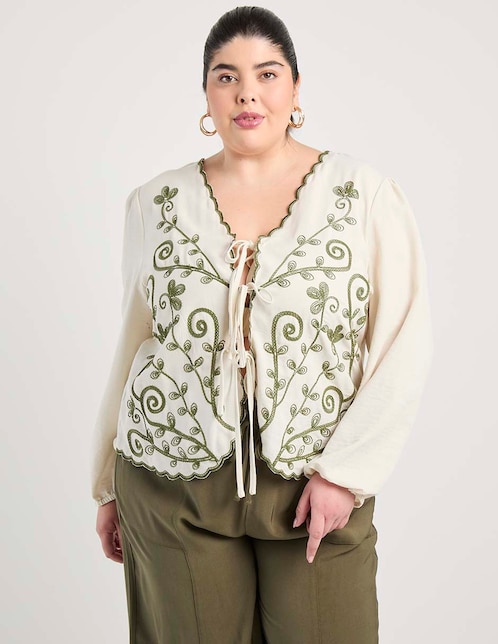 BLUSA WKMX26187-05 W, 38, PIEDRA MEDIO