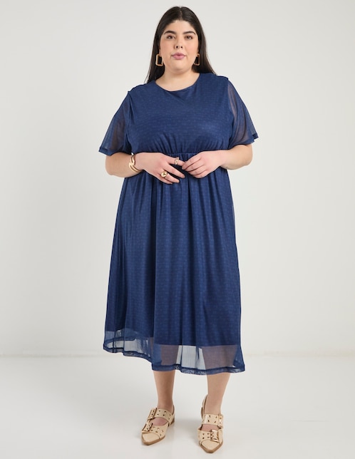Vestido midi casual para mujer 1