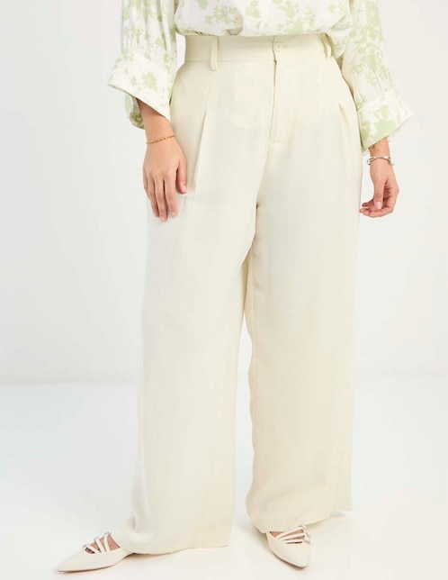 Pantalón relaxed amplio para mujer 1