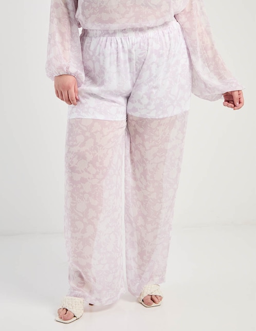 Pantalón relaxed amplio para mujer 1