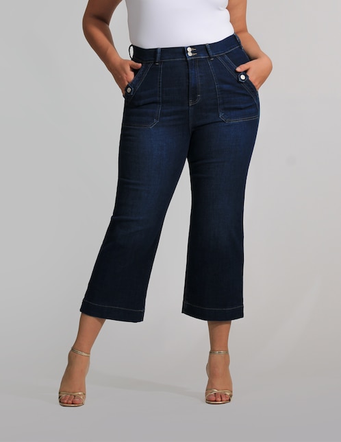 Jeans wide leg para mujer 1