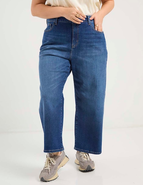 Jeans wide leg para mujer 1