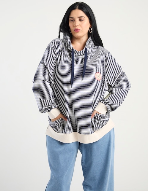 Sudadera con capucha y bolsa Disney Dtr para mujer