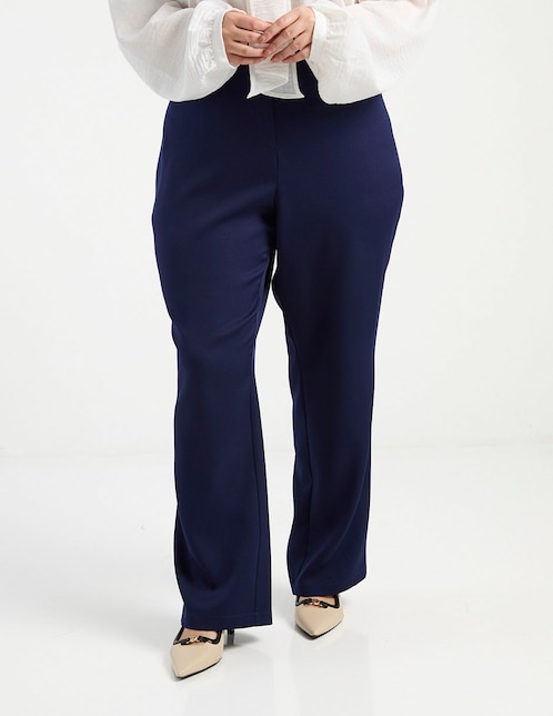 Pantalón relaxed straight para mujer 1