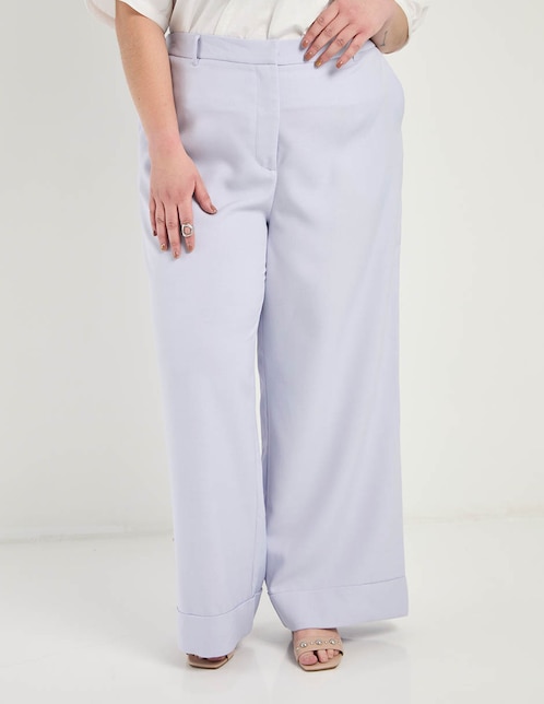 Pantalón relaxed amplio para mujer 1