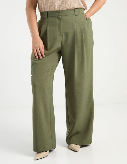 Pantalón relaxed amplio para mujer 1