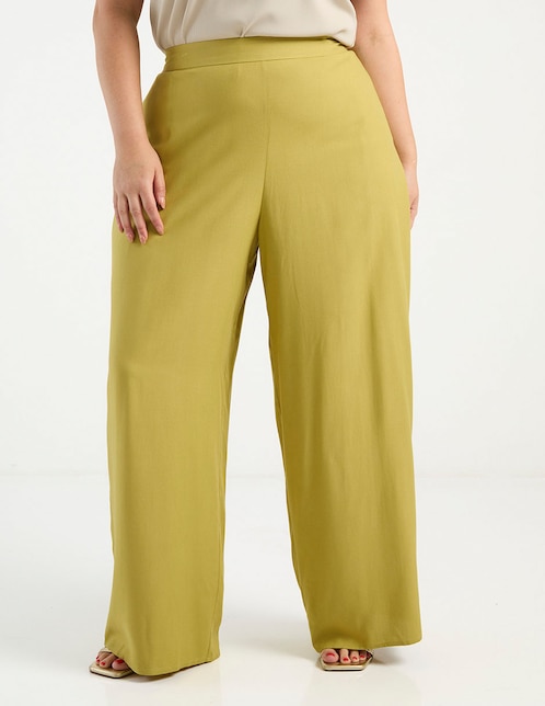 Pantalón relaxed amplio para mujer 1