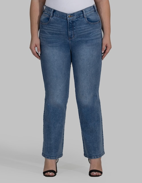 Jeans acampanado Oh Pomp para mujer