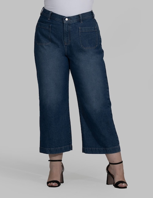 Jeans wide leg para mujer 1