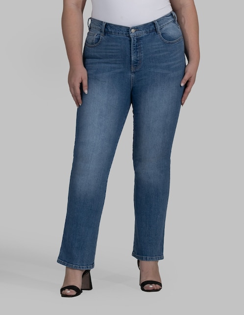 Jeans straight para mujer 1