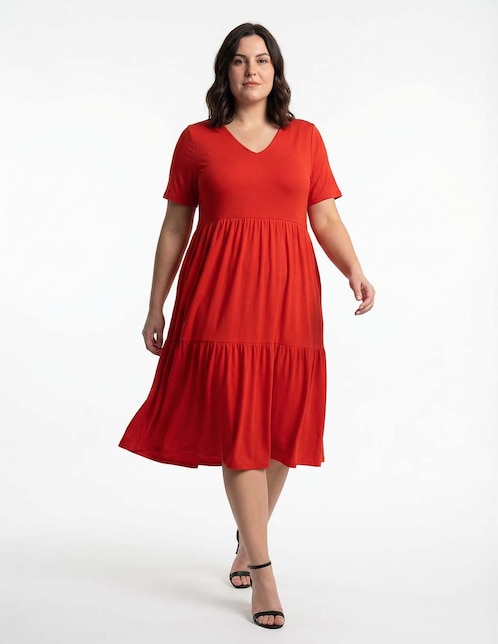 Vestido midi casual para mujer 1