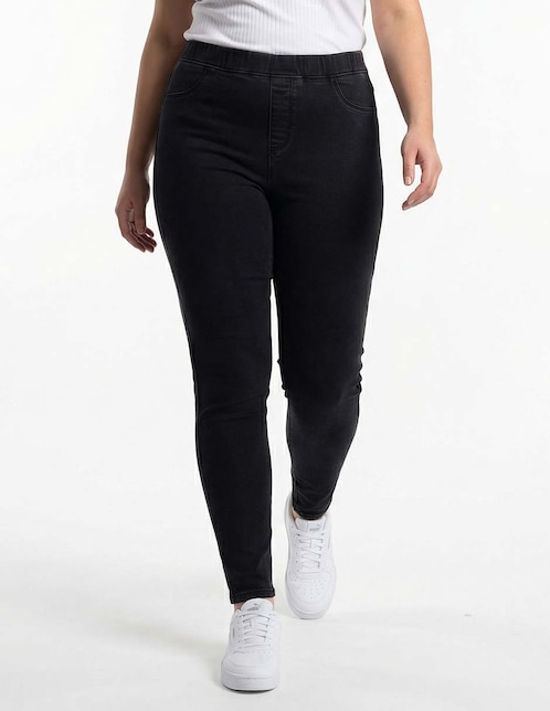 Jegging slim cintura media para mujer 1