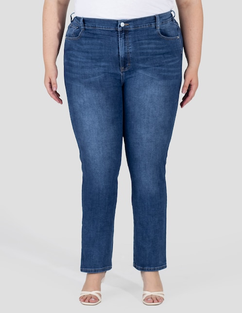 Jeans skinny cintura alta para mujer 1