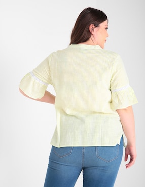 Blusa Weekend Plus manga corta para mujer