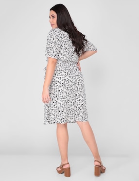 Vestido midi casual La Mode Plus para mujer