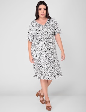 Vestido midi casual La Mode Plus para mujer