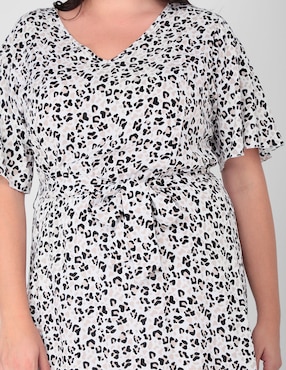 Vestido midi casual La Mode Plus para mujer
